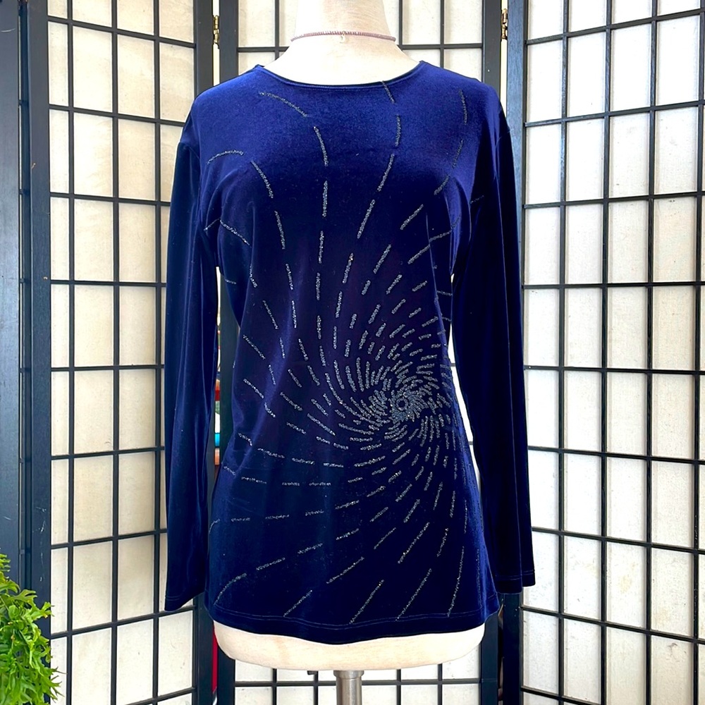 Velveteen Starburst Top